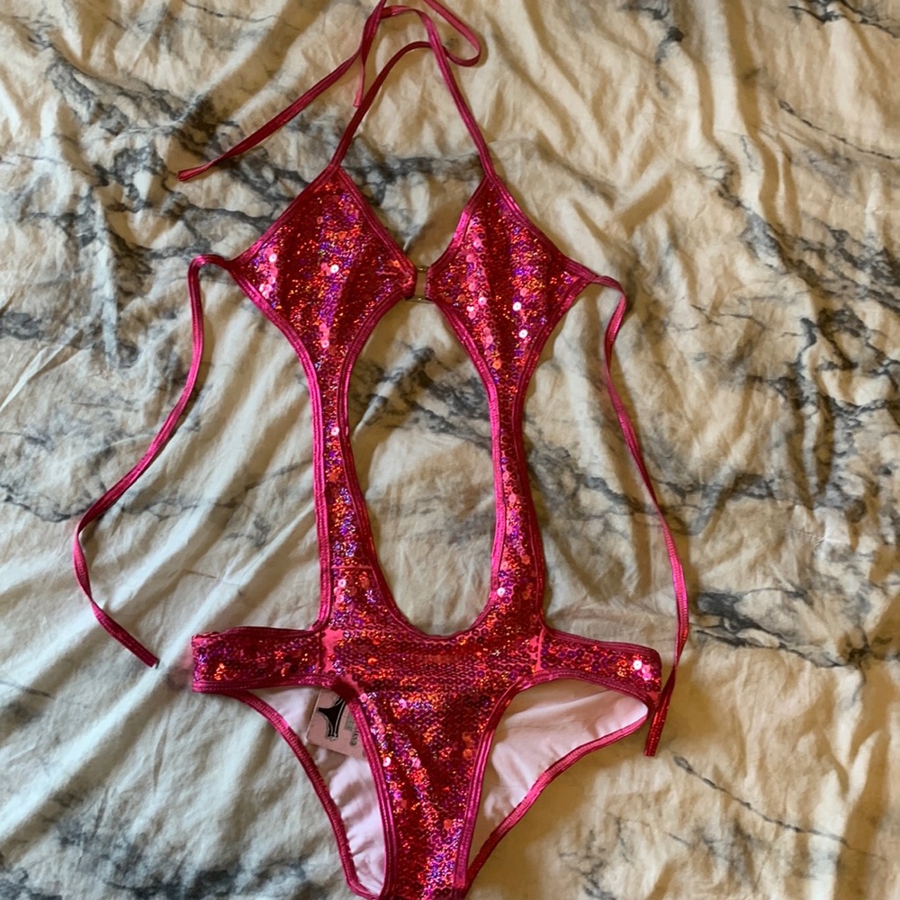 Raver sequin one piece